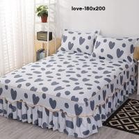 ราคา DANLE จัดส่งฟรี ผ้าปูที่นอน ผ้าปูเตียง ขนาด6ฟุต ผ้าคลุมที่นอน ผ้าปูที่นอนแบบมีระบาย ผ้าปูที่นอน6ฟุต ผ้าปูที่นอน ชุดที่นอน6ฟุต ชุดผ้าปูที่นอน 6 ฟุต ชุดเครื่องนอน ผ้า ผ้าคลุมเตียง ชุดที่นอน ผ้าปูที่นอน6