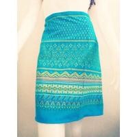 ราคา ผ้าไทย กระโปรงป้าย ผ้าถุงสั้นสำเร็จรูป ยาว20 5นิ้ว พร้อมตะขอ2คู่ (20891913068)