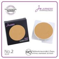 ราคา JURNESS รีฟิล แป้งพัฟ ผสมรองพื้น กันน้ำ No 2 เจอเนส อโรมาเธียราพี SPF 25 PA สี Beige สีขาวเหลืองสำหรับผิวสองสี (1560740168)