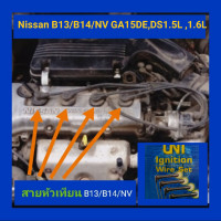 ราคา สายหัวเทียนนิสสัน1ชุด4เส้น UNI ใช้กับเครื่องยนต์Nissan B13 B14 nv ga15ds ga16ds ga15de ga16de 1600 1500 สายหัวเทียนuni ignition wire set (14531888232)