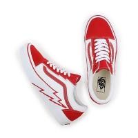 ราคา VANS VN0009Q56RT Old Skool 2 TONE RED TRUE WHITE (21055675436)