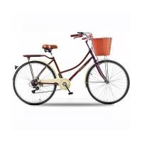 ราคา จักรยานเทอร์โบ จักรยานแม่บ้าน TURBO BICYCLE รุ่น 26 VINTAGE จัดส่งเป็นกล่อง ประกอบแล้ว 85 (19775703421)