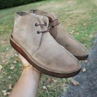 ราคา ส่งฟรี 8US 26cm 41eu รองเท้า Clarks Originals Desert Trek หัวผ่า Boot Suede Shoes Pre owned Authentic (20968830666)