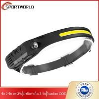 ราคา Type C Charging Head Flashlight 330LM Headlight Gesture Control Camping Searchlight LED Camping Lamp for Outdoor Camping (20730078938)