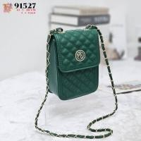 ราคา YNG กระเป๋าสะพายข้างผู้หญิง ทรงกล่องนม สายโซ่ หน้านวม รุ่น 91527 (20505642304)