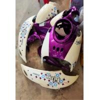 ราคา ชุดสี เฟรม ฟีโน่ yamaha FINO ฟีโน่เก่า รุ่นคาบู ปี 2007 2013 สีม่วงขาวครีม เกย์เดียว 10ชิ้น เกย์แยก 9 ชิ้น งานส่งออก (16563055473)