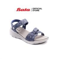 ราคา Bata บาจา รองเท้าส้นแบน รองเท้าแฟลตรัดส้น รองเท้ารัดส้นลำลอง สำหรับผู้หญิง รุ่น Flex Plus สีน้ำเงินเข้ม 6619713 (13337598415)