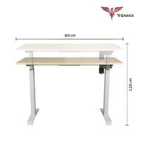 ราคา ออก E Tax ลดหย่อนภาษีได้ Fennix Ergonomic Desk โต๊ะทำงาน โต๊ะเพื่อสุขภาพ ปรับระดับอัตโนมัติด้วยระบบไฟฟ้า รับประกันศูนย์ไทย 3 ปี (17135595353)