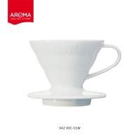 ราคา Hario ดริปเปอร์ V60 Coffee Dripper 01 Ceramic White 042 VDC 01W 043 VDC 02W (674806179)
