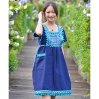 ราคา ชุดดอย ชุดเดรสผ้าฝ้าย ชุดชาวเขา พร้อมส่ง มีเรทราคาส่งถูกๆ (19950508400)