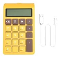 ราคา JOMAA Bluetooth keyboard Numeric Keypad With Calcilator Function Portable Wired Number Keypad 2 in 1 Wired Numeric Keypad LCD Screen Number Keyboard with Accounting Calculator For PC Laptop Surface US