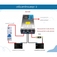 ราคา เครื่องชาร์ทแบตลูก 2 ชาร์ทแบตรถบ้าน ระบบ 24 48v 30 แอมป์ จากไดร์ชาร์ทรถยนต์ (20191728105)