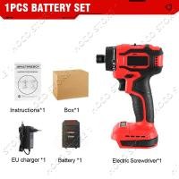 ราคา 21V 588NM มอเตอร์ไร้แปรงถ่าน ไขควงไร้สาย สว่านไร้สาย พร้อมชุดเครื่องมือ คอลเล็ตล็อคตัวเอง สว่านแบตไร้สาย สว่านไร้สาย สว่าน 23 1 แรงบิด ไขควงไม่แปรงถ่านไฟฟ้าแรงบิดสว่านไฟฟ้าชาร์จแบบไร้สายเกียร์สำหรับแบ