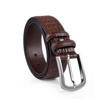 ราคา เข็มขัด เข็มขัดผู้ชาย ลายหนังจระเข้ เอว 27 44 CROCODILE BELT ส่งไวจากไทย (20602314821)
