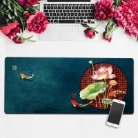 ราคา แผ่นรองเมาส์แผ่นรองเมาส์ขนาดใหญ่พิเศษแห่งชาติแฟชั่นจีนศาลล็อคหนาที่กำหนดเอง (20534648785)