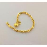 ราคา ข้อมือหนัก2สลึงจิ๋วทองหุ้มห้อยตุ้งติ้งหัวใจมี3ลาย ให้เลือกผ่าหวาย โซ่แบน ห่วงคู่ (14050159048)