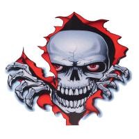 ราคา รูปลอกติดรถยนต์ลายกะโหลก3D หัวกะโหลกแฟชั่นติดสติ๊กเกอร์ติดรถรูปตาแมวสามมิติรถมีรูกระสุนตกแต่งรถยนต์ (19282214536)