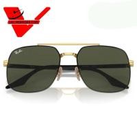ราคา แว่นตากันแดด ยี่ห้อ Ray Ban รุ่น Square Sunglasses RB3699 900031 ดำพื้นทอง ขนาด 56 และ 59 ของแท้รับประกันศูนย์ประเทศไทย 1 ปี (18990622107)