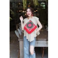 ราคา เสื้อผ้าฝ้ายแต่งพู่อลังการ เสื้อพื้นเมืองประยุกต์ สีสวย ลายสวย งานตรงปกจ้า (20891871920)