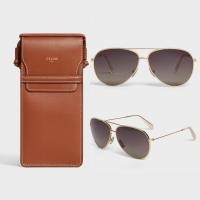 ราคา Celine Metal Frame Sunglasses with Polarized Lenses CL40062U รุ่นแถมกระเป๋า ของแท้ จาก Authorized dealer พร้อมการรับประกัน (19654567144)
