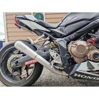 ราคา ชุดท่อสแตนเลสสลิปออน2 5พร้อมปลายกรวย ตรงรุ่นCB CBR650R F (20992537289)