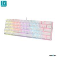 ราคา คีย์บอร์ดเกมมิ่ง Tsunami AX 61 60 61Key Compact Layout Rainbow Mechanical Gaming Keyboard รับประกันสินค้า 1 ปี (21103326226)