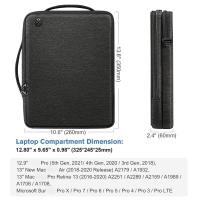 ราคา Laptop Shoulder Bag for 14 Macbook 16 MacBook Pro M3 M2 M1 15 MacBook Air13 3 Pro Padded Carrying Case for 12 9inch ipad Black (21201605208)