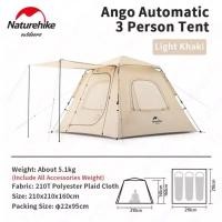ราคา Naturehike เต็นท์กางอัตโนมัติ พับเก็บง่าย เต็นท์ขนาด 3 4 คน Naturehike Ango Automatic 3person tent (12709031456)