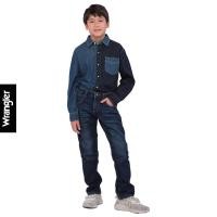 ราคา WRANGLER KIDS กางเกงยีนส์เด็กผู้ชาย คอลเลคชั่น Fabric Blocking เอวกลาง ทรง SEASONAL รุ่น WK S523BSEAN16 (19991824741)
