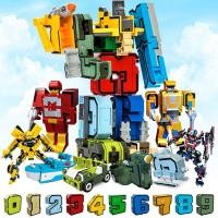 ราคา หุ่นยนต์ตัวเลขแปลงร่าง ขนาดใหญ่ ตัวเลขแปลงร่าง 0 9 ตัวเลขเปลี่ยนหุ่นยนต์ หุ่นยนต์ทรานฟอร์เมอร์ ของเล่นเด็ก (20068205546)