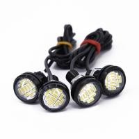 ราคา หลอดไฟ LED เดย์ไลท์4ชิ้น lampu Jalan เดย์ไลท์สีขาว12V 15W ไฟสำรองสำหรับรถยนต์ไฟสำรองไฟถอยรถยนต์ (21170454956)