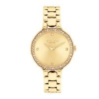 ราคา COACH CHELSEA CO14504125 นาฬิกาข้อมือผู้หญิง สายสแตนเลส Gold Tone (17893886965)