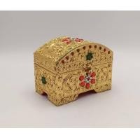 ราคา กล่องไม้ ปิดทอง กล่องเก็บของ ใส่ของ หีบเล็กล้านนา S (13642612572)