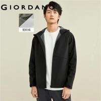 ราคา GIORDANO Men Jackets Polar Fleece Lined Warm Hooded Windbreakers Raglan Sleeve Windproof Zipper Pockets Casual Jackets 01072677 (16260620915)