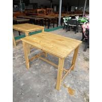 ราคา โต๊ะไม้พาเลท เฉพาะโต๊ะ งานขาไม้ทาสีดำ ขนาด 75 100 75 ซม (5958848816)