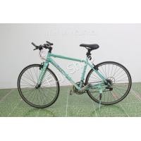 ราคา จักรยานไฮบริดญี่ปุ่น ล้อ 700c มีเกียร์ อลูมิเนียม Bianchi Roma II สีเขียว จักรยานมือสอง (15797411709)