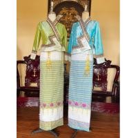 ราคา ผ้าซิ่นลายบัวคำทอมือ ผ้าซิ่นพื้นเมือง กระโปรงสำเร็จรูป (20629098908)