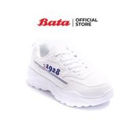 ราคา Bata บาจา รองเท้าผ้าใบ สนีคเคอร์ ลายการ์ตูน Mickey Mouse รุ่น Florida สีขาว 4211002 (8994633878)