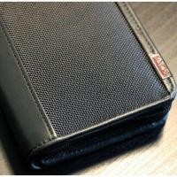 ราคา TUMI mens multi position Alpha zip long wallet handbag 19277D leather head layer cove (19823421582)