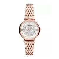 ราคา มีคูปองลด30 Emporio Armani นาฬิกาข้อมือผู้หญิง Analog ขนาดหน้าปัด 32MM รุ่น AR11244 GIANNI T BAR สีโรสโกลด์ (20864070801)