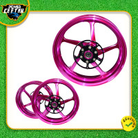 ราคา ล้อแม็ก ชุดล้อ XMAX300 RACING POWER ล้อแต่ง สีเขียว ขนาด 3 5 15 4 14 หน้าและหลัง (20492679233)