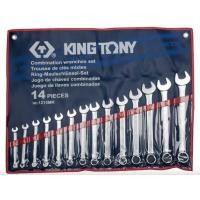 ราคา KINGTONY เครื่องมือช่าง ประแจแหวนข้างปากตาย ชุด14ชิ้น ขนาด8 24มม รุ่น1215MR (114470539)