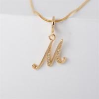 ราคา สร้อยคอจี้ตัวอักษรเพชรสังเคราะห์สีทอง18K สวยด้วยเครื่องประดับตัวอักษร A Z 787N (20977506609)