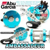 ราคา รอกตกปลา ABU GARCIA AMBASSADEUR PRO ROCKET 6501CS SKY BLUE สีฟ้าสกายบลู (20806351998)