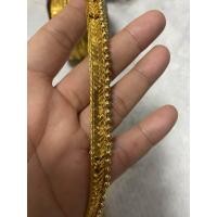 ราคา ยกม้วน18เมตร เทปเกลียวดิ้นทอง เชือกเกลียว เทปตกแต่ง ระบายทอง เททปทอง ริบบิ้นทอง (19588866480)