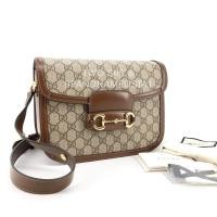 ราคา สอบถาม ก่อน กด ซื้อ แท้ New Gucci Horsebit 1955 Bag ปี 2020 รุ่นขอบสีขาว อุปกรณ์ ถุงผ้า การ์ด หมุดสำรอง ถุงผ้า (18568159608)