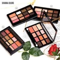 ราคา Sivanna HF 373 พาเลทอายเชโดว์ บรัชออน 2 In 1 (411692279)