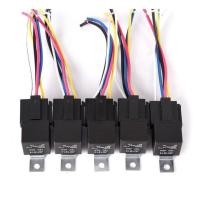 ราคา พร้อมปลั๊ก รีเลย์ 12vและ24v รีเลย์ 5 ขา รีเลย์ 4 ขา ทนกระแสสูง 40A relay 12v 24v relay 5 ขา 40Aพร้อมส่ง (20771946330)