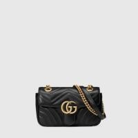 ราคา Gucci กระเป๋า GG Marmont matelassé mini bag (21228319401)