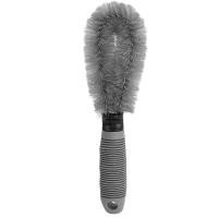 ราคา SEAMETAL Car Wash Cleaning Brush Car Wheel Hub Gap Cleaning Tool Brush T bend Handle Brush Special Tire Brush (20383867557)